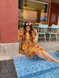 Danika bandhej knee length dress