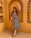 brown zue dress