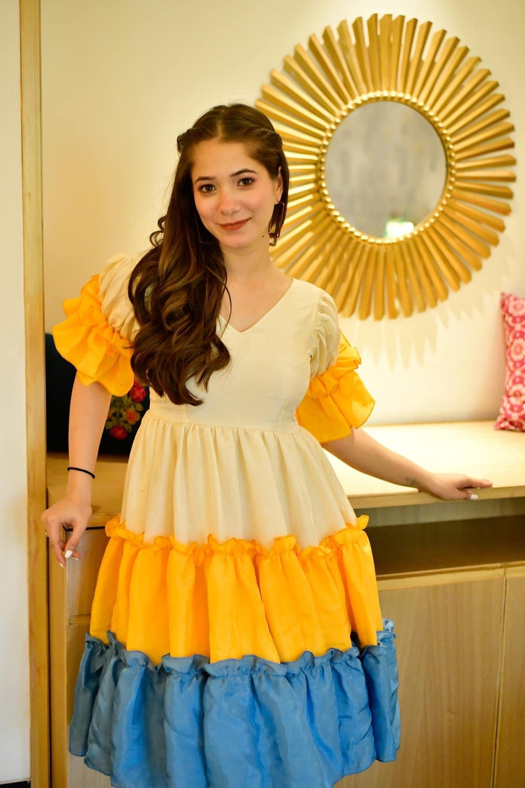 Rutvi tiered dress